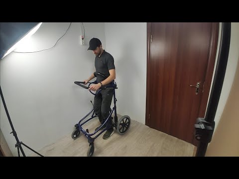 Тренажер для ходьби для людей з інвалідністю Meywalk 2000 б/в, видео 2