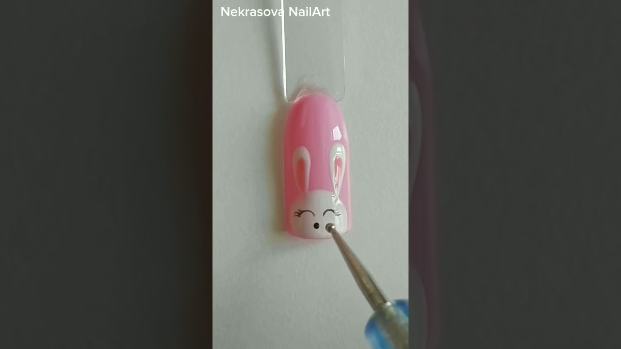 🐰 Cute Rabbit Nail Design 💅 