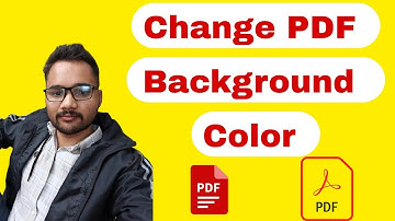 How To Change Pdf Background Color In Laptop Or Mobile 