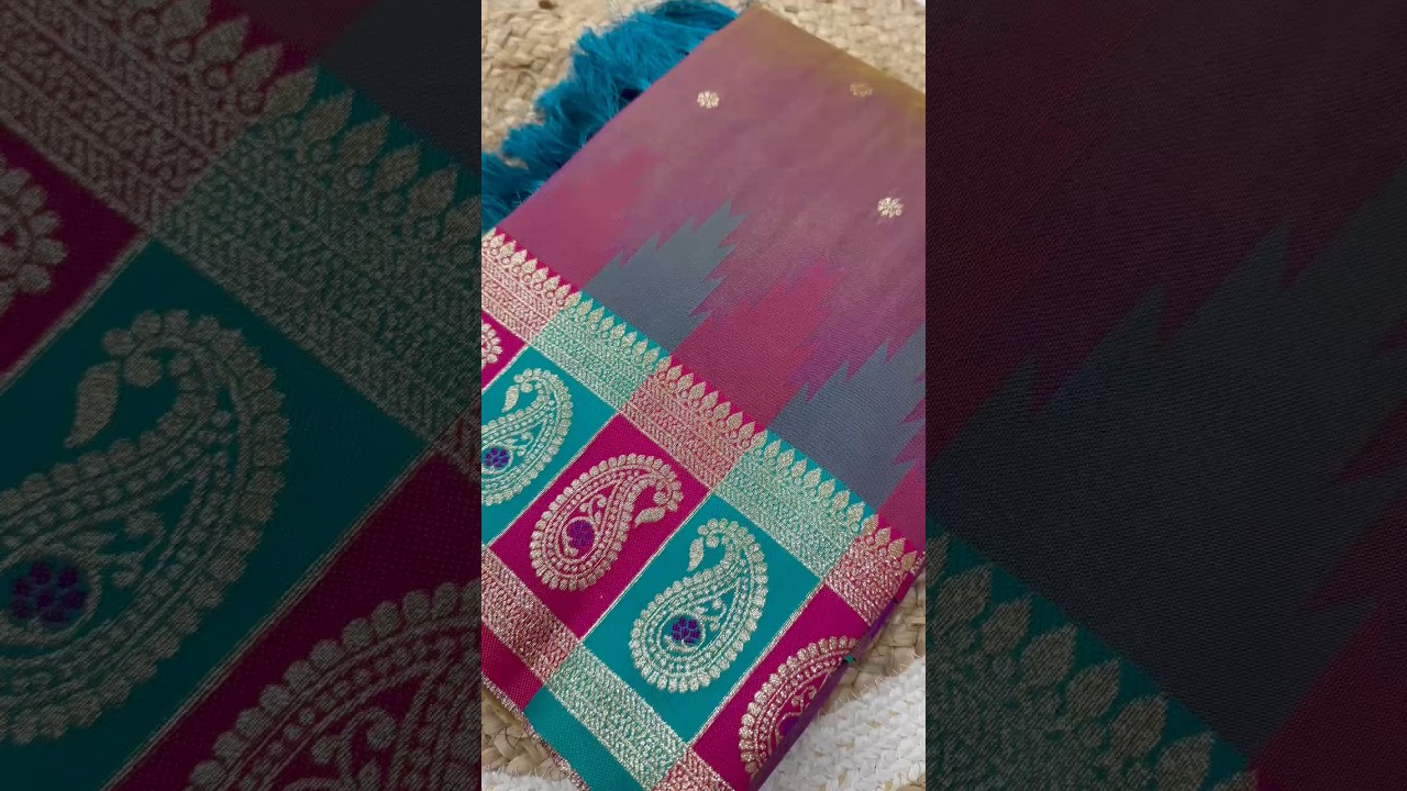 Soft Banarasi Silk Zari Weaving Saree