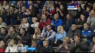 Сюжет о матче «Автодор» vs. «Маккаби Ранд Медиа» (телекомпания «ГТРК Саратов» 12/01/2017) screenshot 5