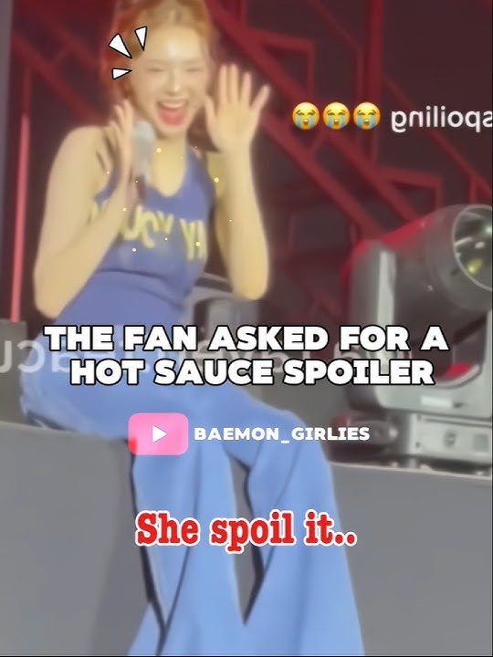 Chiquita and Ahyeon spoiled 'Hot Sauce' for us 😭 #babymonster #shorts #chiquita #ahyeon