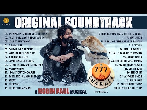777 Charlie Original Soundtrack OST Rakshit Shetty Kiranraj K Nobin Paul Paramvah Music