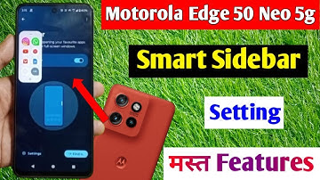 motorola edge 50 neo 5g smart sidebar setting/how to enable smart sidebar motorola edge 50 neo 5g