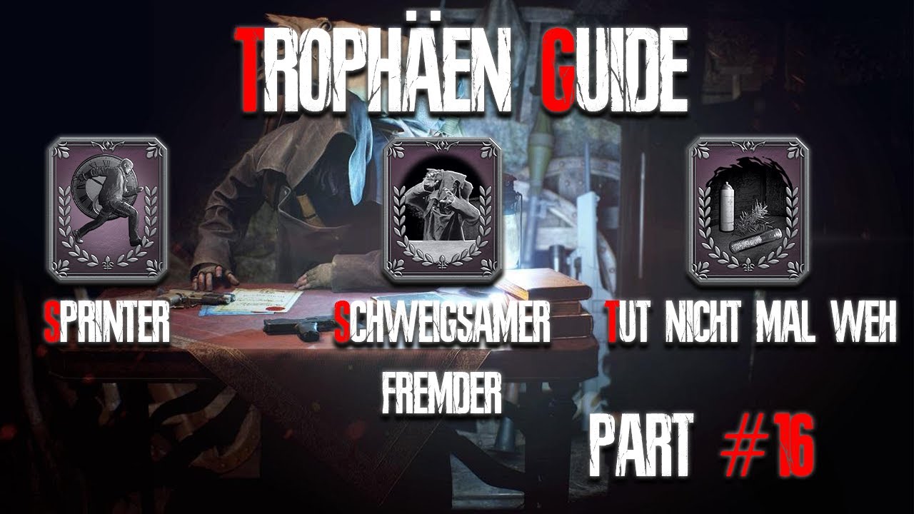 Trophäen Guide Sprinter Schweigsamer Fremder Tut nicht mal weh Resident Evil 4 REMAKE Part #16