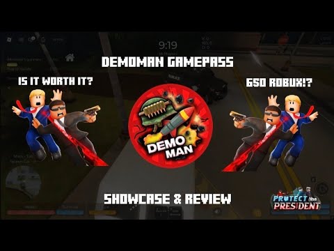 Demoman Team Gamepass Showcase (Protect the President)
