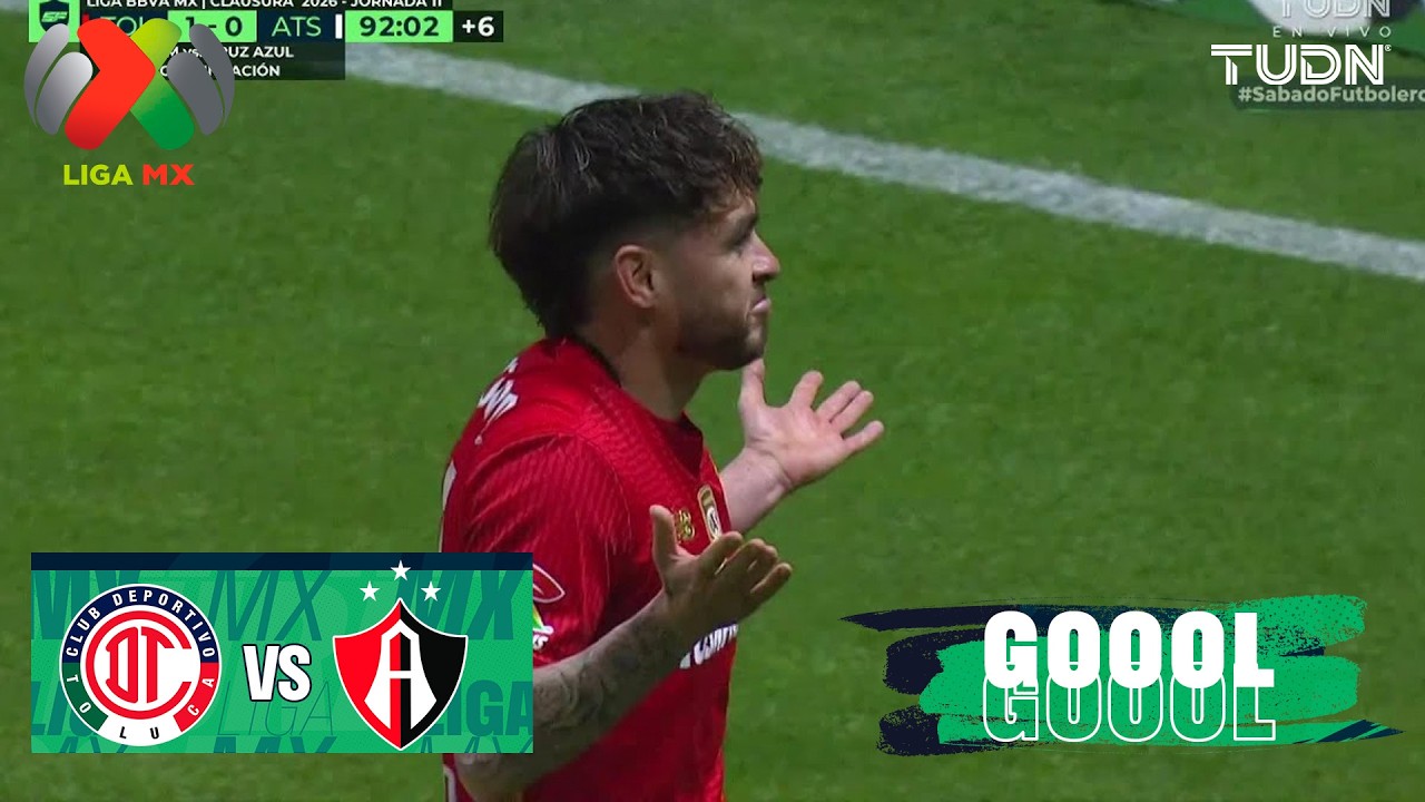 ¡GOOOOOOL DEL TOLUCA! Toluca vs Atlas | Liga MX - Jornada 11 Clausura ...
