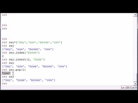 Python Programming Tutorial – 15 – More Methods