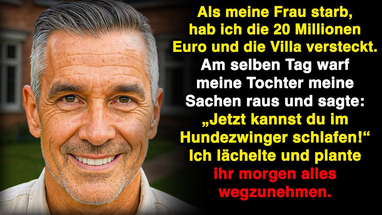 Meine Tochter warf mich raus und schrie: „Schlaf im Hundezwinger!“ Das sagte sie, als meine Frau sta