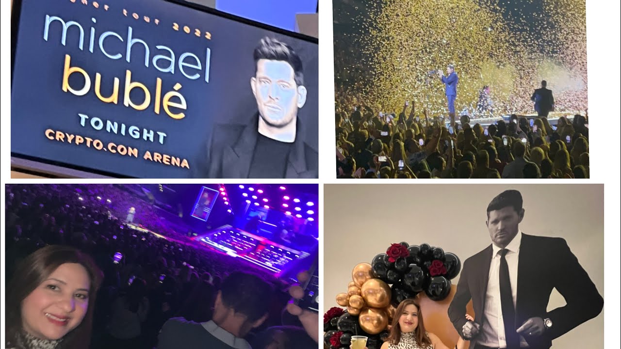 Michael Bublé’s concert at Crypto Arena he was awesome 🤩