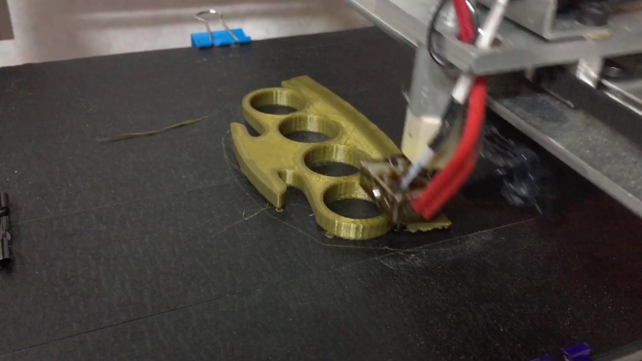 [3d printer] knuckle printing - YouTube