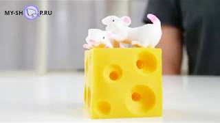 Обзор игрушки-антистресс «Поймай мышонка». Игрушка Мышки в сыре. Stretchy Mice and cheese.