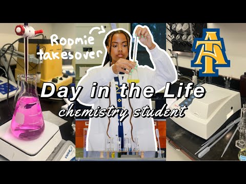 DAY IN THE LIFE OF A CHEMISTRY STUDENT AT NCAT | ROOMIE TAKES OVER  THE VLOG