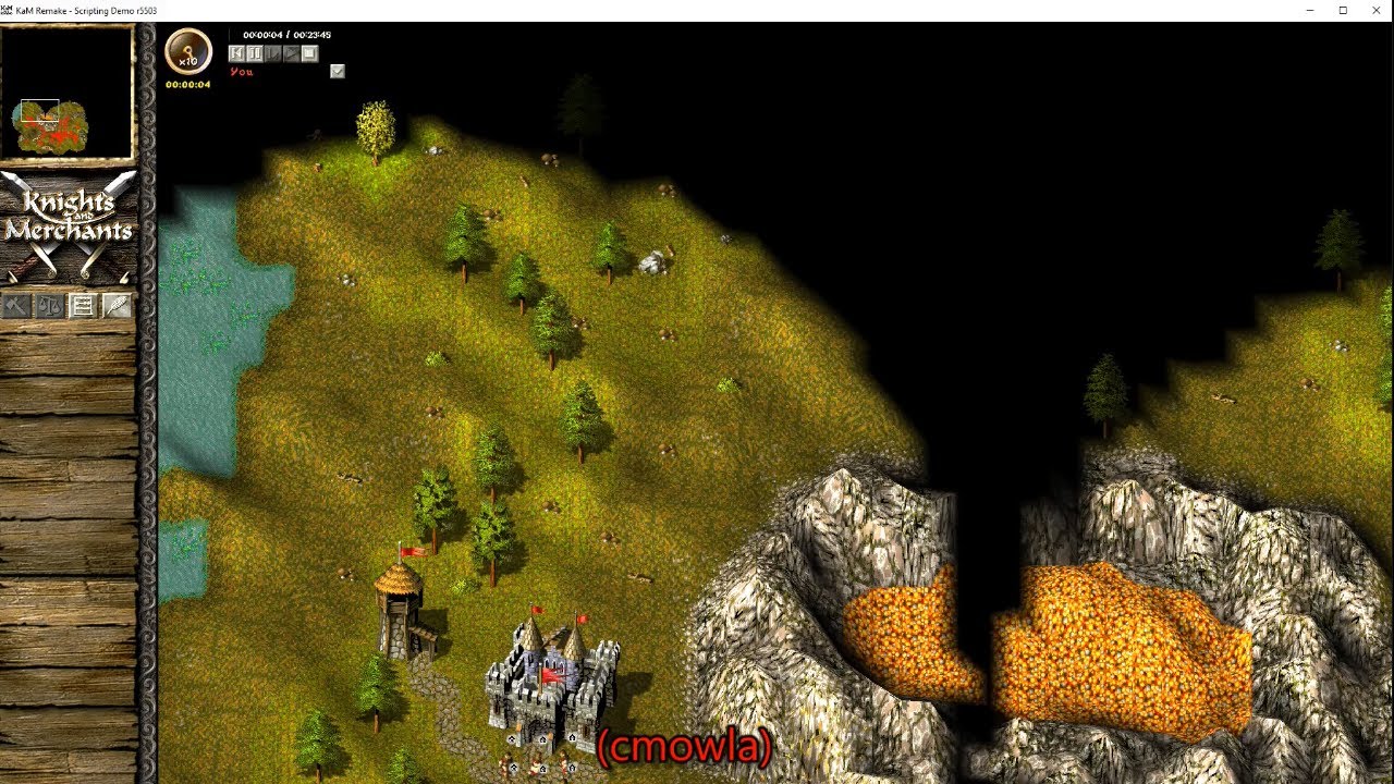 Lava Valley Initial Battle (Alternate Tactic) - Knights and Merchants (KaM) Remake (r5503)