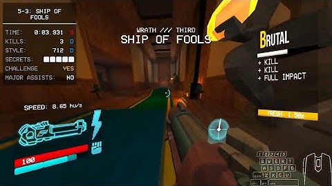 Speedrunning a random ultrakill level every day until i start hrt | Day 57 (5-3)