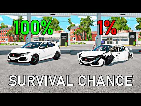 Realistic High-Speed Car Crashes in BeamNG.drive #27 | Ultra Detailed Crash Compilation