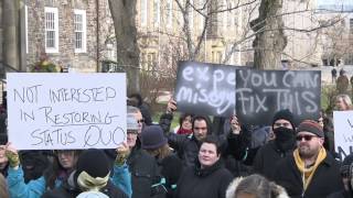 Crowd demands expulsion of Dalhousie dental students