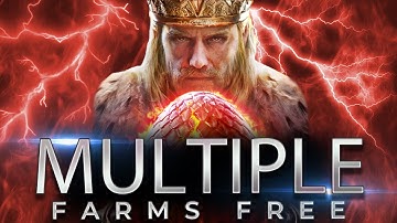 How to make multiple farms for King of Avalon at once! (Free)