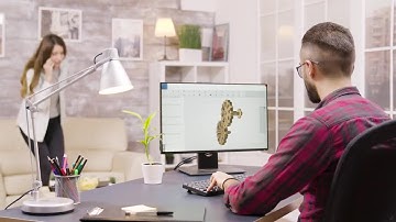 3D Cad Artist Stock Video