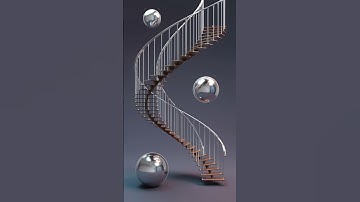 How to make a Spiral Staircase in Blender  #3dmodelling #blender #blender3d #tutorial
