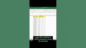You must know Day, month, year function excel #excel #edexcel #exceltips #exceltricks #exceltutorial
