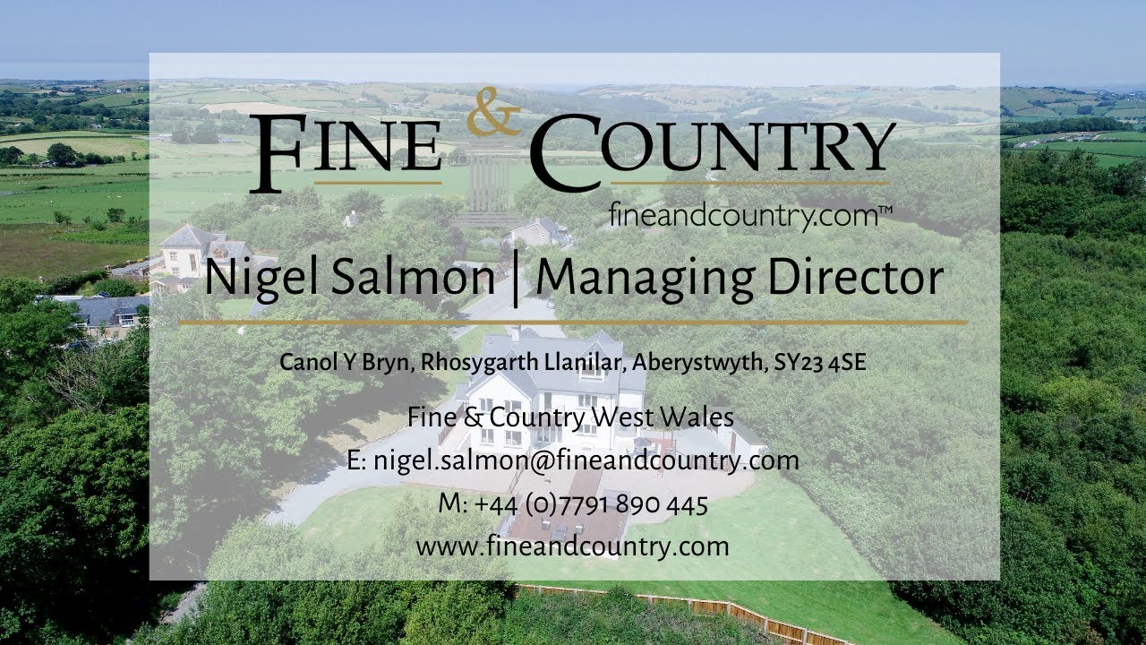 4 Bedroom Detached Property For Sale In Llanilar, Aberystwyth Fine