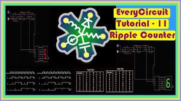EveryCircuit - Ripple Counter || Tutorial 11
