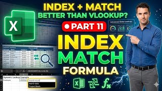 INDEX & MATCH Formula in Excel | VLOOKUP Alternative Explained in Hindi | Excel 2026
