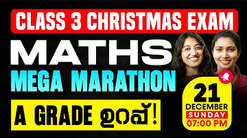Class 3 Maths Christmas Exam | Final Marathon | Exam Winner