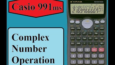 casio fx 991 ms complex number operation