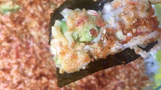 AVO-SALMON BAKED SUSHI | Avocado | Salmon | Kani | Sushi Bake | The Private Sushi Chef