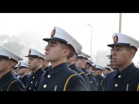 Aspirantes de la Escuela de Suboficiales recibieron sus uniformes y prestaron juramento a la Bandera