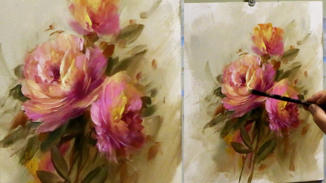 How to Paint a Rose for Light and Shadow