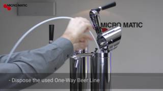 S-System - How to replace the FlexiDraft™ One-Way Beer Line