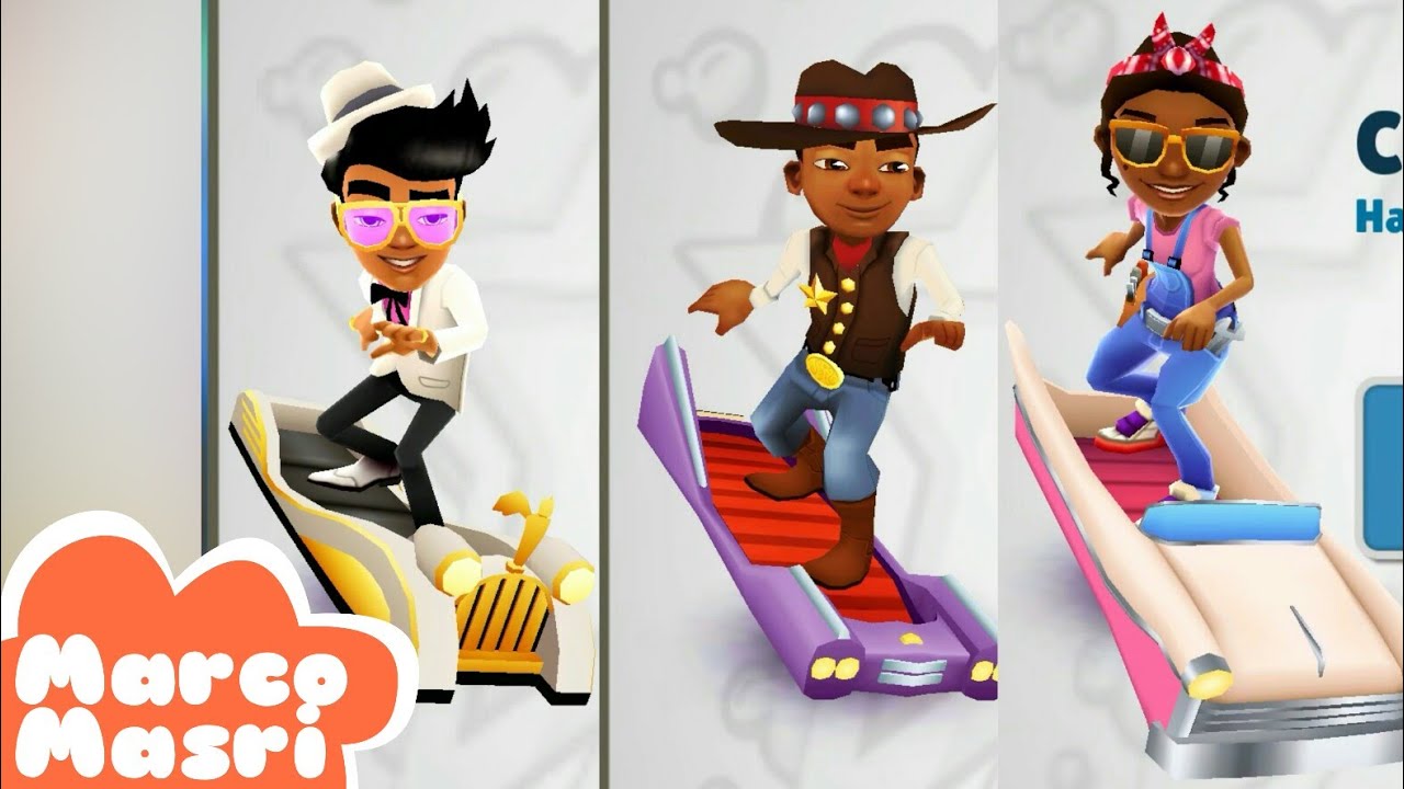 Subway Surfers Car Pack: Roller, Cruiser and Chrome