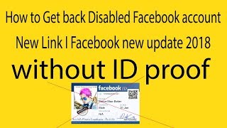 How to Enable  Disabled Facebook account without ID proof screenshot 5