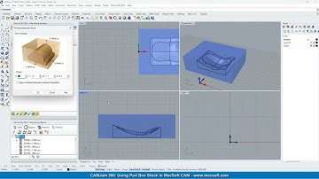 Using Part Box Stock in MecSoft CAM