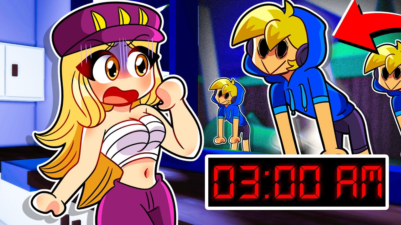 NON APRIRE CASA SU BROOKHAVEN ROBLOX DI NOTTE!