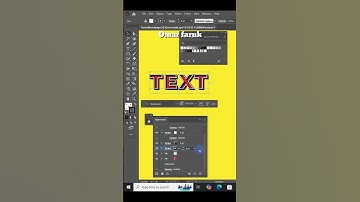 Text effect design adobe illustrator video tutorial. #reels #omargraphics #adobesoftware