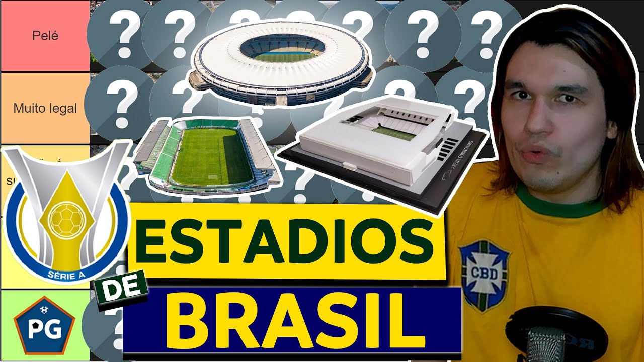 TIERMAKER PEORES y MEJORES ESTADIOS del BRASILEIRÃO SERIE A de BRASIL 2022