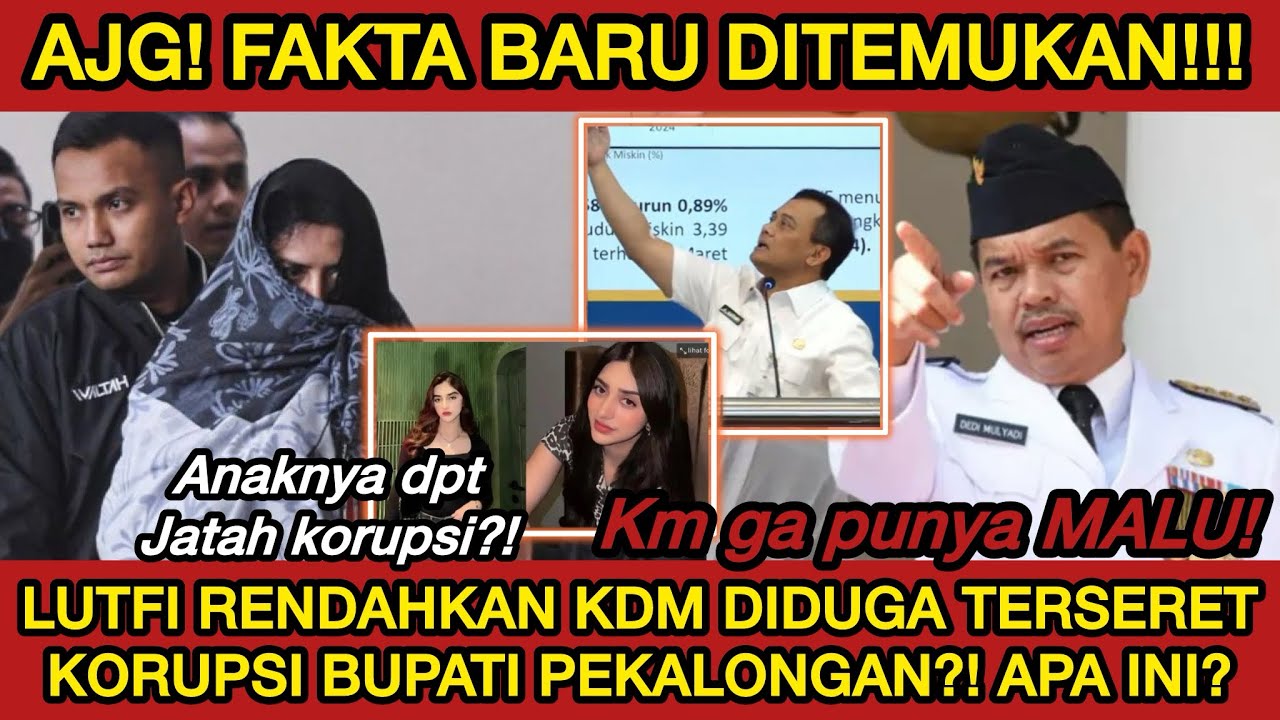 4JG‼️KORUPSI GAK NGOTAK! PAK LUTFI RENDAHKAN KDM KINI DIDUGA TERSERET KORUPSI BUPATI PEKALONGAN?!