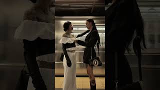 subway moments with @chelseyceja 🖤 #gothstyle #goth #fashion