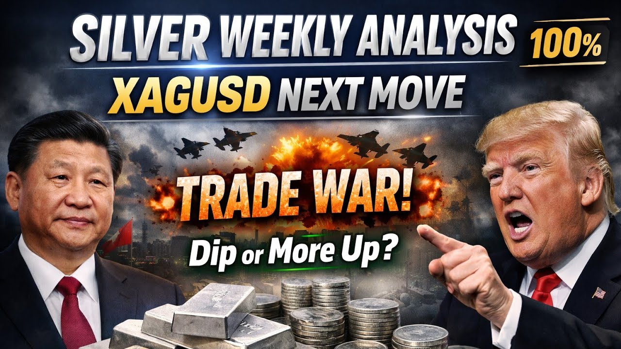 Silver Weekly Analysis | XAGUSD Next Move 🔥 | Trade War & Tariff Impact 💥