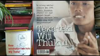 Istirahatlah Kata-Kata (Wiji Thukul) @RoseShanty