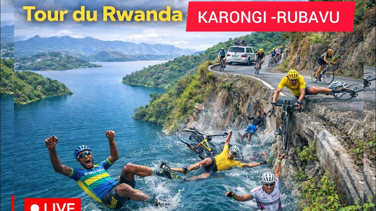 IMPANUKA IKOMEYE?  muri tour du Rwanda KARONGI -RUBAVU dore uko byari bimeze