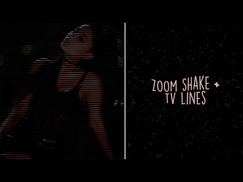 glow zoom shake + tv lines effect | svp tutorial @flywithlukbiusx