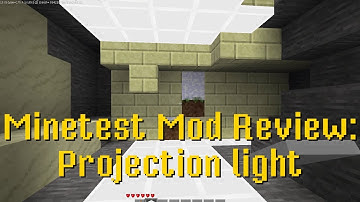 Minetest Mod Review: Projection Light