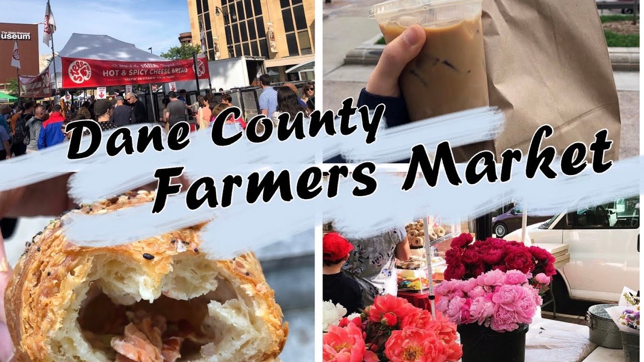 a must go place in madison: dane county farmers' market | best coffee, pastry, fresh local produce