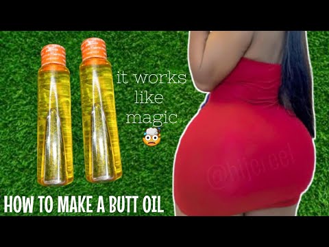 ENLARGE YOUR BUM AND HIPS WITH THIS OIL | SKINNY GIRL GETS THICK