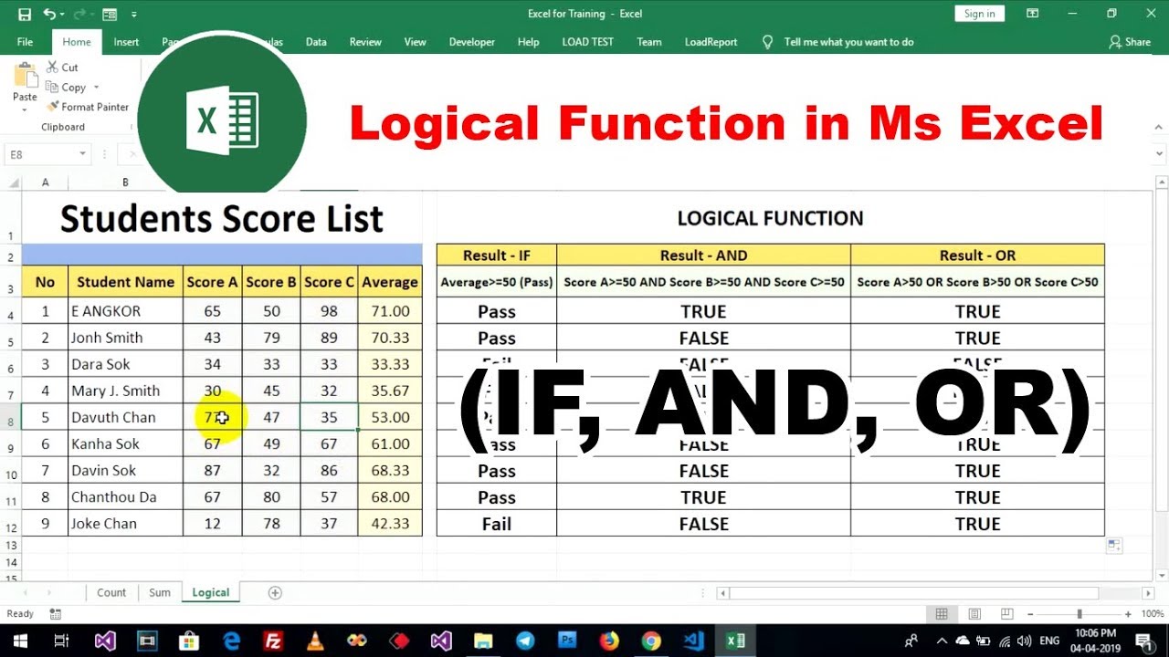 Excel student book. Excel logical. Excel logical Test if. If function Exel. Logic functions.